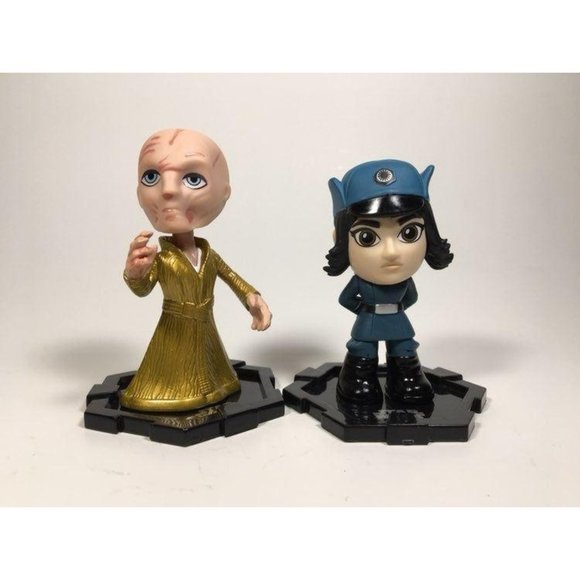 Funko Mystery Mini Star Wars The Last Jedi - Supreme Leader Snoke & Rose - Picture 1 of 2